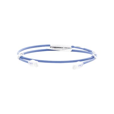 PANDUIT - Cable de Parcheo UTP Cat6A, CM/LSZH, Diámetro Reducido (28AWG), Color Azul, 0.91 Metros (3 Pies)