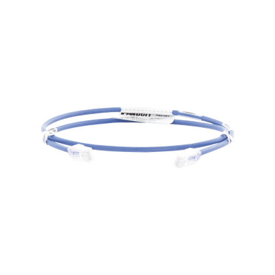 PANDUIT - Cable de Parcheo UTP Cat6A, CM/LSZH, Diámetro Reducido (28AWG), Color Azul, 0.91 Metros (3 Pies)