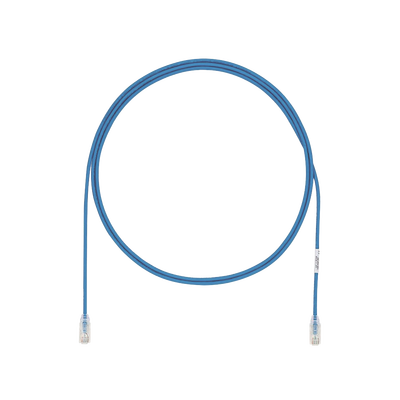 PANDUIT - Cable de Parcheo UTP Cat6A, CM/LSZH, Diámetro Reducido (28AWG), Color Azul, 3 Metros (9.84 Pies).