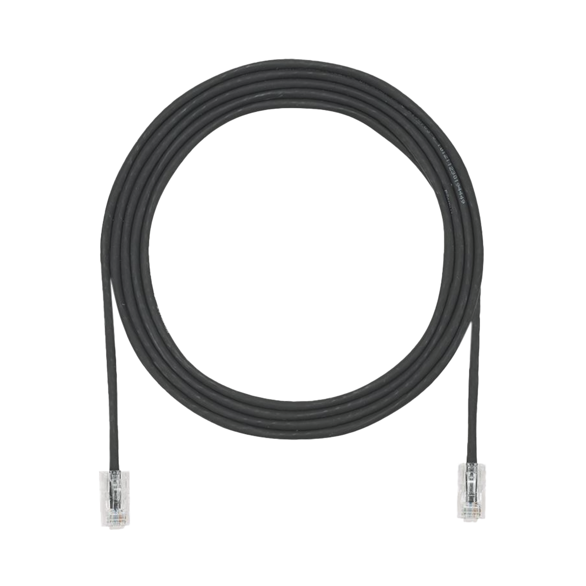 PANDUIT - Cable de Parcheo UTP Cat6A, CM/LSZH, Diámetro Reducido (28AWG), Color Negro, 0.91 Metros (3 Pies)