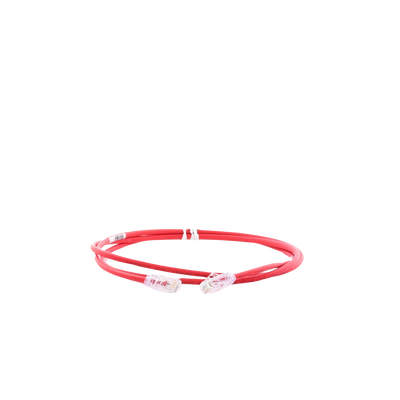 PANDUIT - Cable de Parcheo UTP Cat6A, CM/LSZH, Diámetro Reducido (28AWG), Color Rojo, 1.52 Metros (5 Pies)