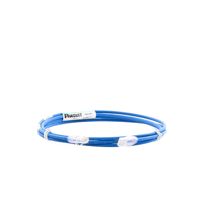 PANDUIT - Cable de Parcheo UTP Cat6A, CM/LSZH, Diámetro Reducido (28AWG), Color Azul, 2.13 Metros (7 Pies)