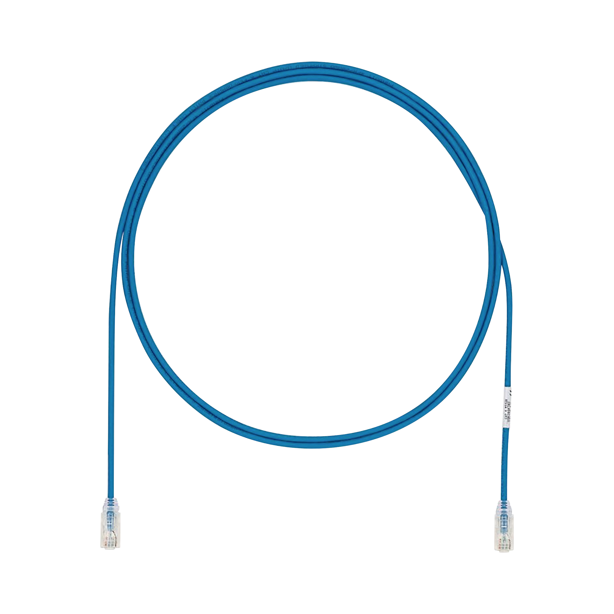 PANDUIT - Cable de Parcheo UTP Cat6A, CM/LSZH, Diámetro Reducido (28AWG), Color Azul, 5.18 Metros (17 Pies)