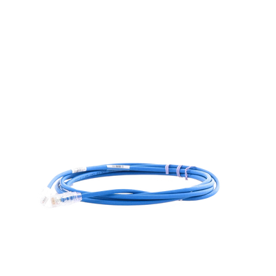 PANDUIT - Cable de Parcheo UTP Cat6A, CM/LSZH, Diámetro Reducido (28AWG), Color Azul, 2.44 Metros (8 Pies)