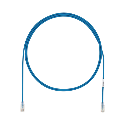 PANDUIT - Cable de Parcheo UTP Cat6A, CM/LSZH, Diámetro Reducido (28AWG), Color Azul, 2.74 Metros (9 Pies)