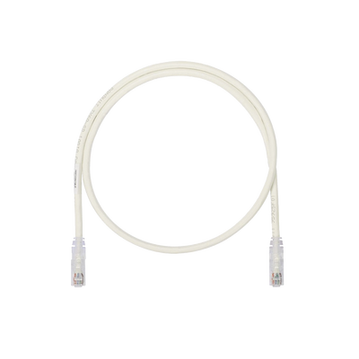 PANDUIT - Cable de Parcheo UTP, Cat6A, 26 AWG, CM, Color Blanco Mate, 1.52 Metros (5 Pies)