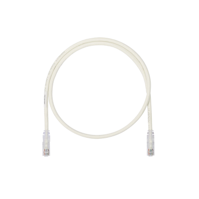 PANDUIT - Cable de Parcheo UTP, Cat6A, 24 AWG, CM, Color Blanco, 1.5 Metros (4.92 Pies)