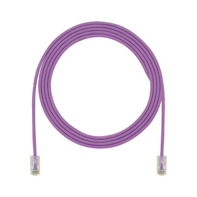 PANDUIT - Cable de Parcheo UTP, Cat6A, 24 AWG, CM, Color Violeta, 4.57 Metros (15 Pies)