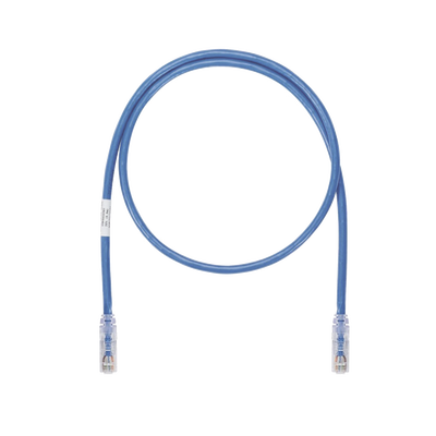 PANDUIT - Cable de Parcheo UTP, Cat6A, 24 AWG, CM, Color Azul, 5.18 Metros (17 Pies)