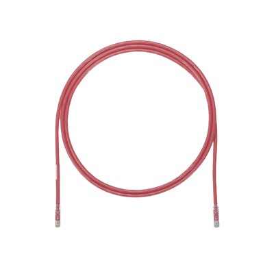 PANDUIT - Cable de Parcheo UTP, Cat6A, 24 AWG, CM, Color Rojo, 5.18 Metros (17 Pies)