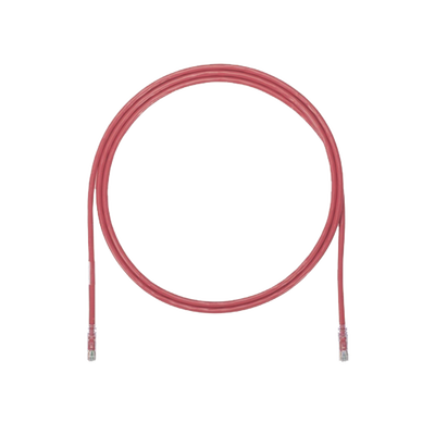 PANDUIT - Cable de Parcheo UTP, Cat6A, 24 AWG, CM, Color Rojo, 5.18 Metros (17 Pies)