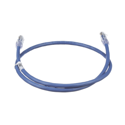 PANDUIT - Cable de Parcheo UTP, Cat6A, 24 AWG, CM, Color Azul, 0.3 Metros (1 Pie)