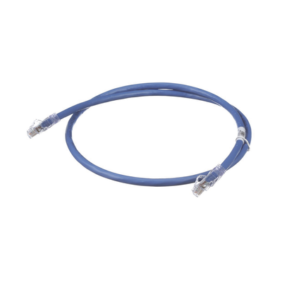 PANDUIT - Cable de Parcheo UTP, Cat6A, 24 AWG, CM, Color Azul, 0.3 Metros (1 Pie)