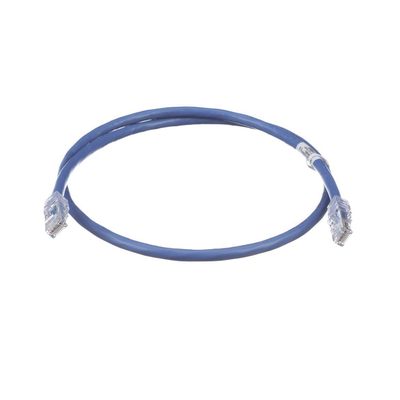 PANDUIT - Cable de Parcheo UTP, Cat6A, 24 AWG, CM, Color Azul, 0.3 Metros (1 Pie)