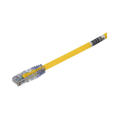 PANDUIT - Cable de Parcheo UTP, Cat6A, 24 AWG, CM, Color Amarillo, 6.1 Metros (20 Pies)