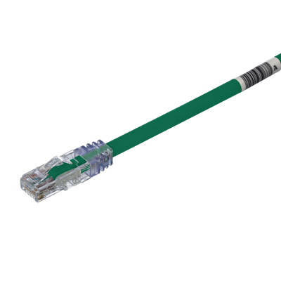 PANDUIT - Cable de Parcheo UTP, Cat6A, 24 AWG, CM, Color Verde, 7.62 Metros (25 Pies)