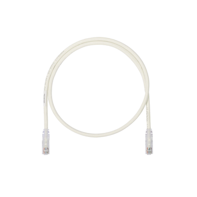 PANDUIT - Cable de Parcheo UTP, Cat6A, 24 AWG, CM, Color Blanco, 2 Metros (6.56 Pies)