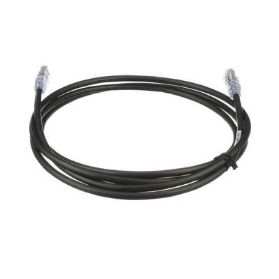 PANDUIT - Cable de Parcheo UTP, Cat6A, 24 AWG, CM, Color Negro, 0.91 Metros (3 Pies)
