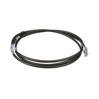 PANDUIT - Cable de Parcheo UTP, Cat6A, 24 AWG, CM, Color Negro, 0.91 Metros (3 Pies)