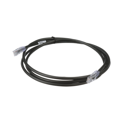 PANDUIT - Cable de Parcheo UTP, Cat6A, 24 AWG, CM, Color Negro, 0.91 Metros (3 Pies)