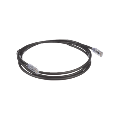 PANDUIT - Cable de Parcheo UTP, Cat6A, 24 AWG, CM, Color Negro, 1.52 Metros (5 Pies)