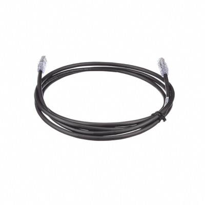 PANDUIT - Cable de Parcheo UTP, Cat6A, 24 AWG, CM, Color Negro, 2.13 Metros (7 Pies)