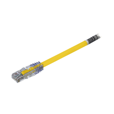 PANDUIT - Cable de Parcheo UTP, Cat6A, 24 AWG, CM, Color Amarillo, 2.13 Metros (7 Pies)