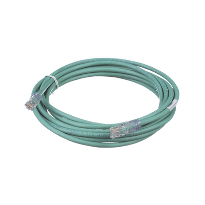 PANDUIT - Cable de Parcheo TX6, UTP Cat6, 24 AWG, CM, Color Verde, 4.57 Metros (15 Pies)