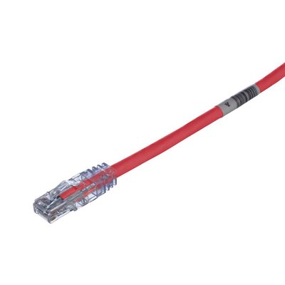 PANDUIT - Cable de Parcheo TX6, UTP Cat6, 24 AWG, CM, Color Rojo, 4.57 Metros (15 Pies)