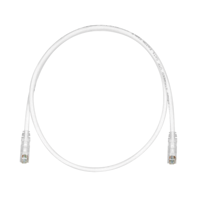 PANDUIT - Cable de Parcheo TX6, UTP Cat6, 24 AWG, CM, Color Blanco Mate, 4.57 Metros (15 Pies)