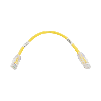 PANDUIT - Cable de Parcheo TX6, UTP Cat6, 24 AWG, CM, Color Amarillo, 0.3 Metros (1 Pie)