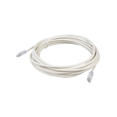 PANDUIT - Cable de Parcheo TX6, UTP Cat6, 24 AWG, CM, Color Blanco, 6.1 Metros (20 Pies)