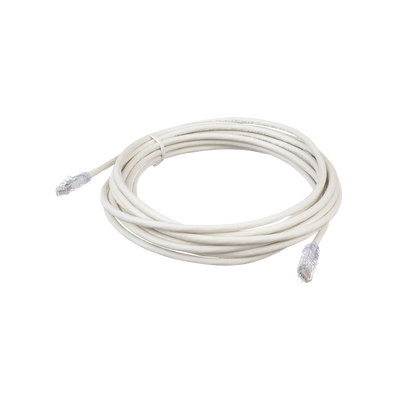 PANDUIT - Cable de Parcheo TX6, UTP Cat6, 24 AWG, CM, Color Blanco, 6.1 Metros (20 Pies)