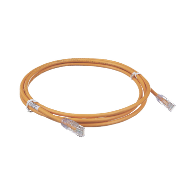 PANDUIT - Cable de Parcheo TX6, UTP Cat6, 24 AWG, CM, Color Naranja, 0.91 Metros (3 Pies)