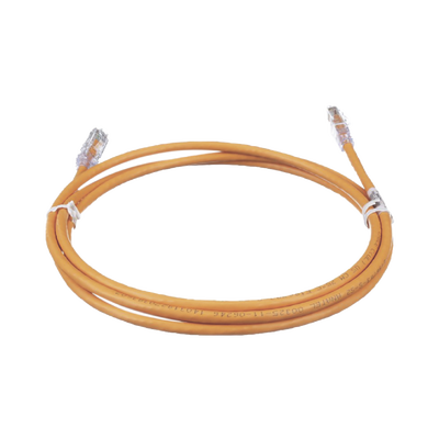 PANDUIT - Cable de Parcheo TX6, UTP Cat6, 24 AWG, CM, Color Naranja, 0.91 Metros (3 Pies)