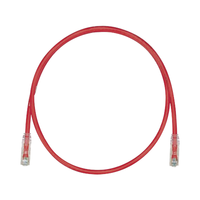 PANDUIT - Cable de Parcheo TX6, UTP Cat6, 24 AWG, CM, Color Rojo, 0.91 Metros (3 Pies)