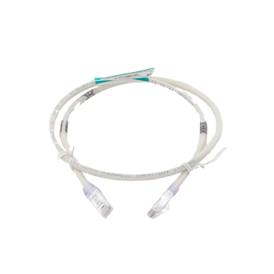 PANDUIT - Cable de Parcheo TX6, UTP Cat6, 24 AWG, CM, Color Blanco Mate, 0.91 Metros (3 Pies)