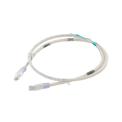 PANDUIT - Cable de Parcheo TX6, UTP Cat6, 24 AWG, CM, Color Blanco Mate, 0.91 Metros (3 Pies)