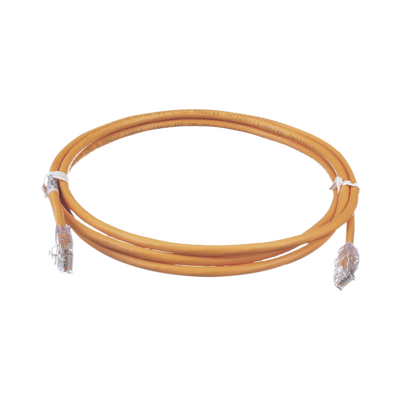 PANDUIT - Cable de Parcheo TX6, UTP Cat6, 24 AWG, CM, Color Naranja, 1.52 Metros (5 Pies)