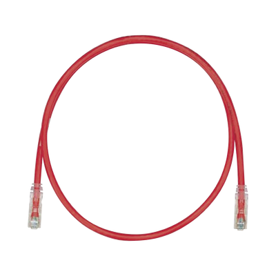 PANDUIT - Cable de Parcheo TX6, UTP Cat6, 24 AWG, CM, Color Rojo, 1.52 Metros (5 Pies)