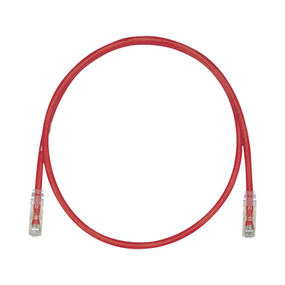 PANDUIT - Cable de Parcheo UTP, Cat6A, 24 AWG, CM, Color Rojo, 21.34 Metros (70 Pies)