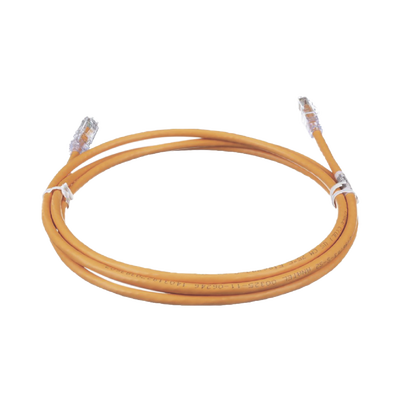 PANDUIT - Cable de Parcheo TX6, UTP Cat6, 24 AWG, CM, Color Naranja, 2.13 Metros (7 Pies)