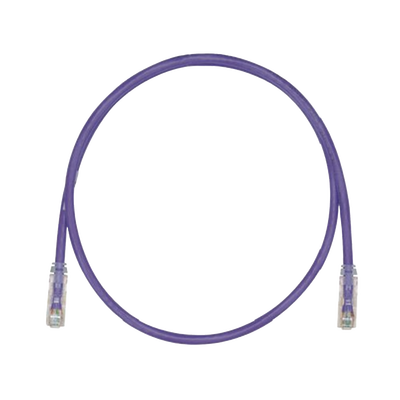 PANDUIT - Cable de Parcheo TX6, UTP Cat6, 24 AWG, CM, Color Violeta, 8 Metros (26.25 Pies)