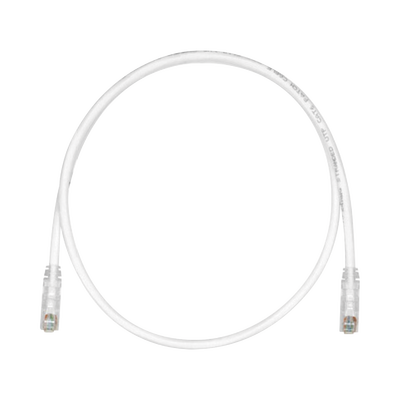 PANDUIT - Cable de Parcheo TX6, UTP Cat6, 24 AWG, CM, Color Blanco Mate, 2.74 Metros (9 Pies)