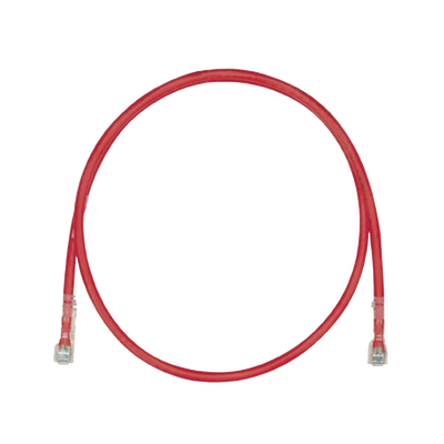 PANDUIT - Cable de Parcheo TX6, UTP Cat6, 24 AWG, LSZH, Color Rojo, 8 Metros (26.25 Pies)