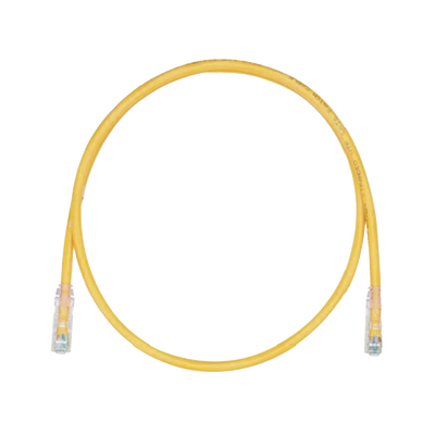 PANDUIT - Cable de Parcheo TX6, UTP Cat6, 24 AWG, LSZH, Color Amarillo, 8 Metros (26.25 Pies)