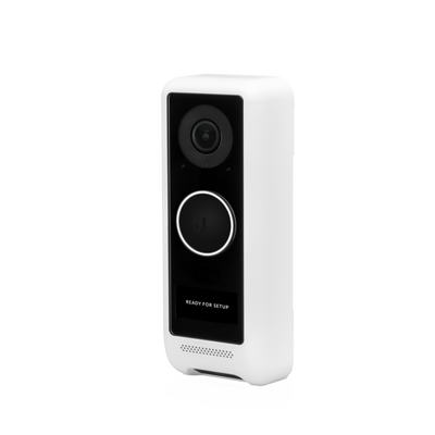 UBIQUITI - UniFi Protect G4 Doorbell, WiFi, Resolución HD 2MP, Visión Nocturna IR 6 Mts, AI para Detección de Eventos, Audio Bidireccional, Protección IPX4