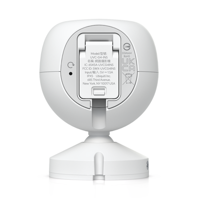UBIQUITI - Cámara UniFi Protect WiFi 2K HD 30 FPS, Audio de Dos Vías, Montaje en Pared, LED Infrarojo para Visión Nocturna, IPX5 para intemperie