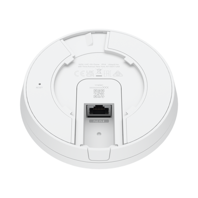 UBIQUITI - UniFi Protect Cámara G5 Dome  para interior/exterior / 2K (4MPX), ángulo 102.4°, visión nocturna IR hasta 9 mts / detecciones inteligentes / audio bidireccional / resistente a la intemperie IPx4 / antivandálica IX08