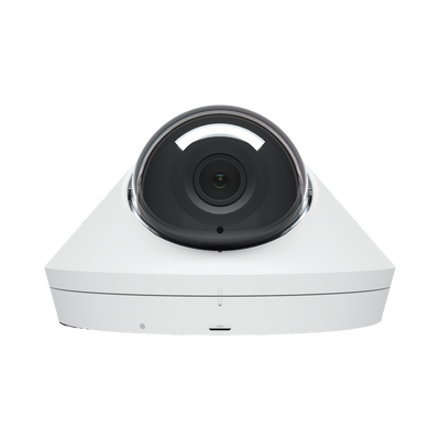 UBIQUITI - UniFi Protect Cámara G5 Dome  para interior/exterior / 2K (4MPX), ángulo 102.4°, visión nocturna IR hasta 9 mts / detecciones inteligentes / audio bidireccional / resistente a la intemperie IPx4 / antivandálica IX08